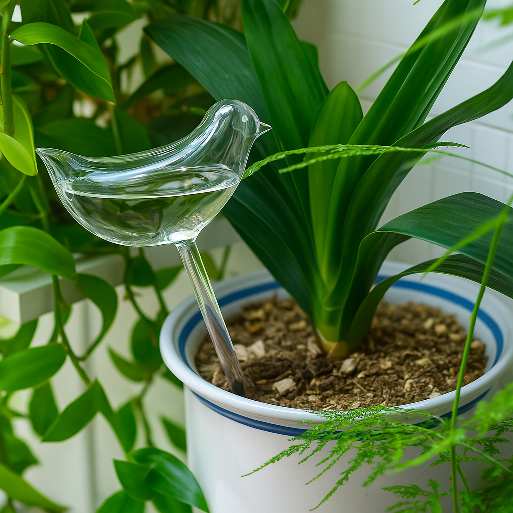 Arrosage Automatique en Forme d'Oiseau – Hydratation Continue pour Vos Plantes et Jardin