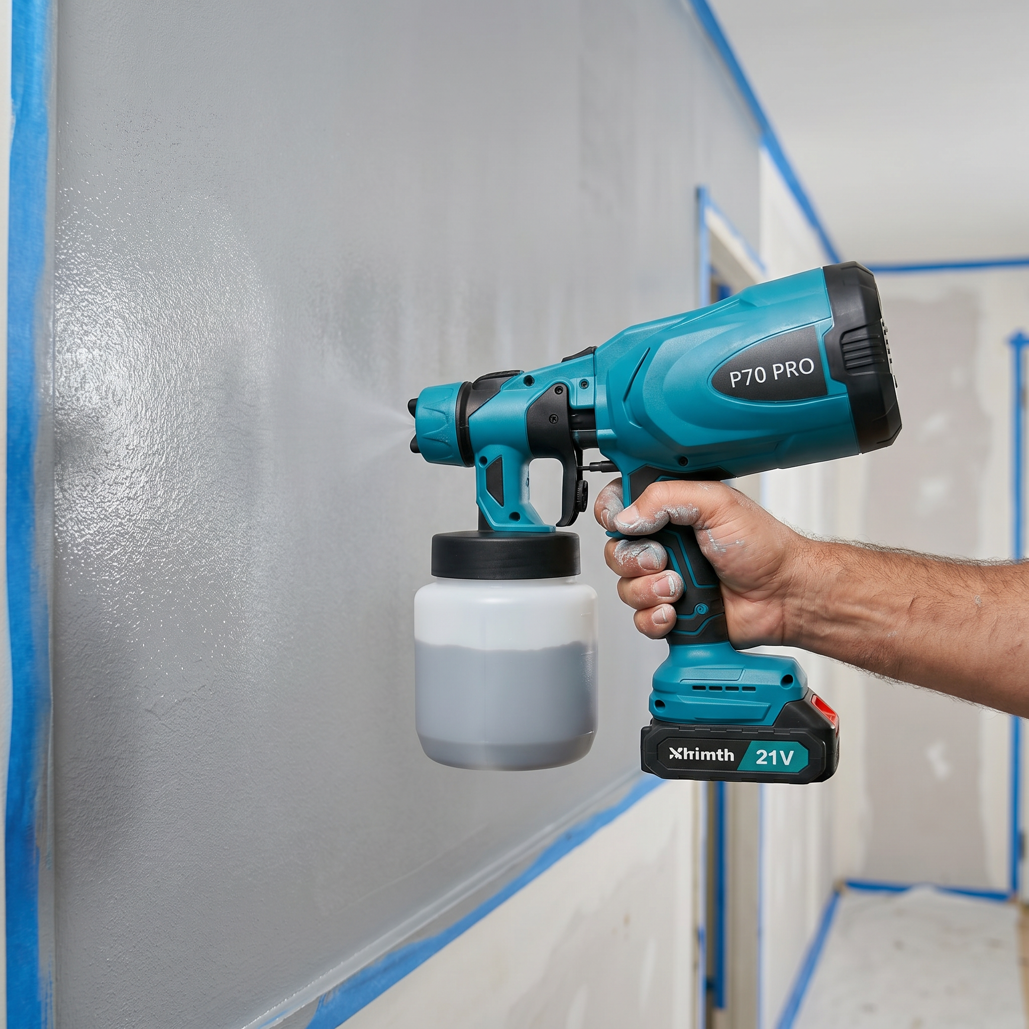 P70 PRO | Pistolet de Peinture Professionnel à Batterie | Élu produit de l'année