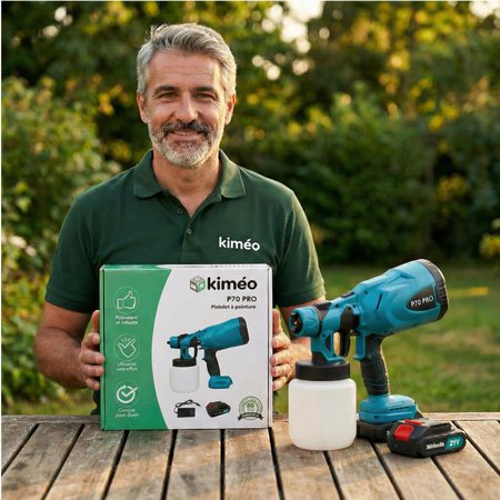 P70 PRO | Pistolet de Peinture Professionnel à Batterie | Élu produit de l'année