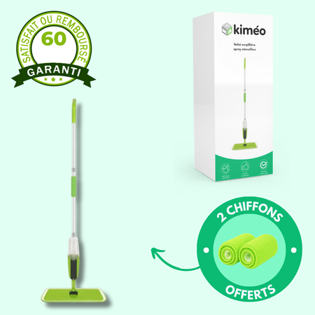 CleanMax | Balai serpillière vaporisateur microfibre