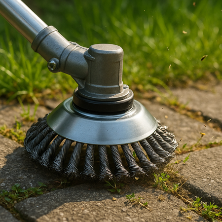 D40 PRO | Brosse Débroussailleuse en Acier | Idéale pour une Finition Impeccable et Entretien Précis